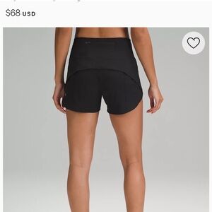 Lululemon Speed Up High Rise Short 4” size 6